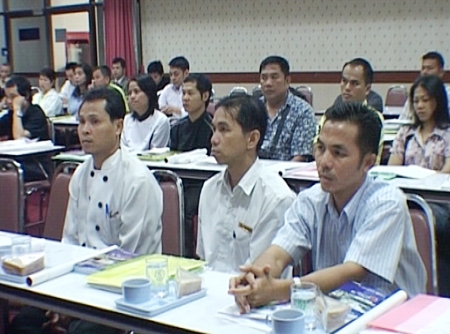 Chefs and business owners attend the awards ceremony